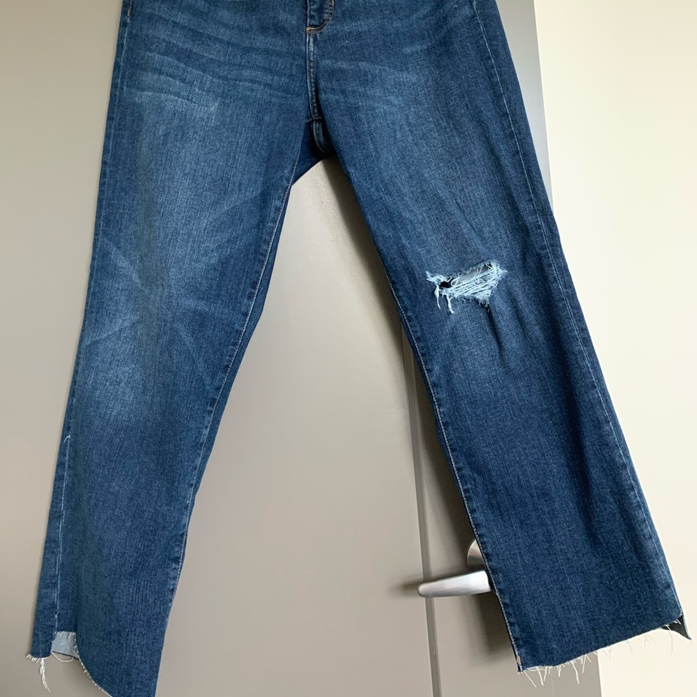 Premium denim, girlfriend fit